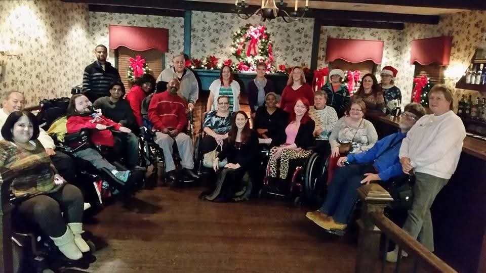 Holiday party group photo — RSWS community