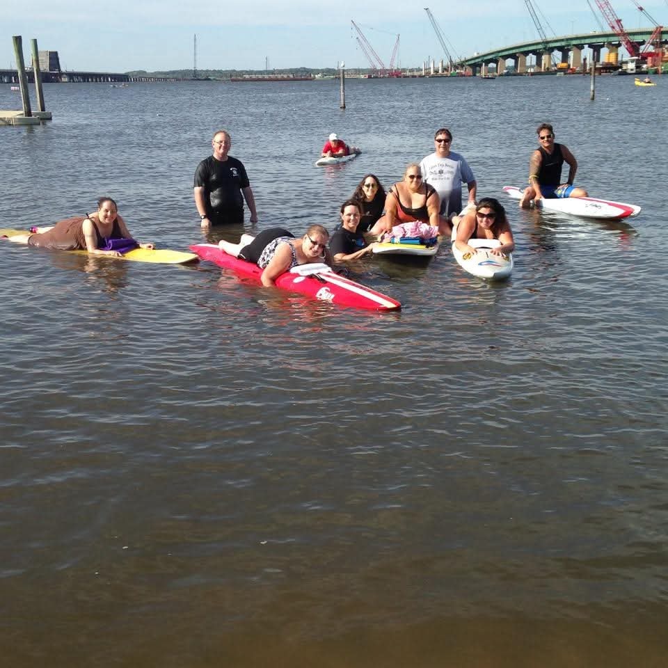 Adaptive paddleboarding — on the water together