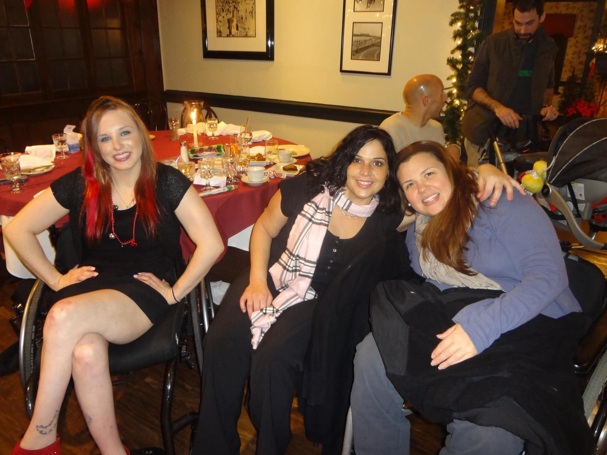 Holiday social gathering — community members