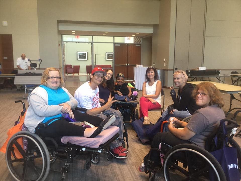 Community group photo — candid moment