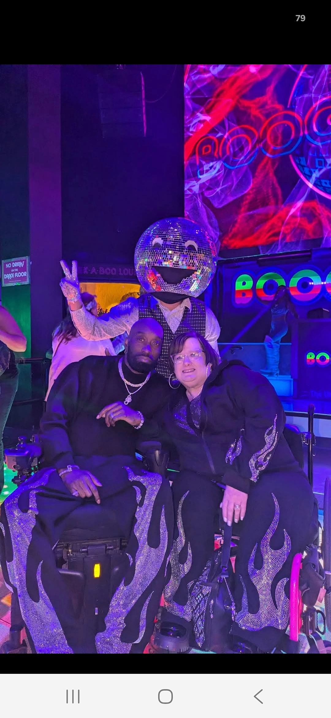 Community event — neon-lit venue